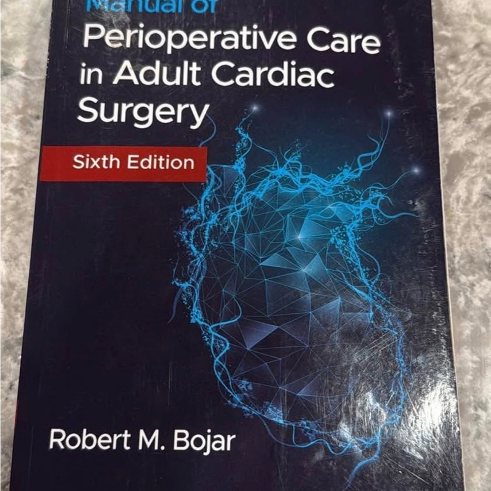 Manual of Perioperative Care in Adult Cardiac Surgery